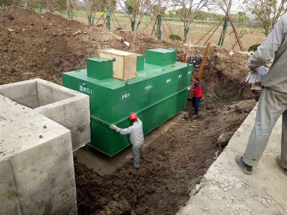 一體化污水處理設(shè)備現(xiàn)場安裝